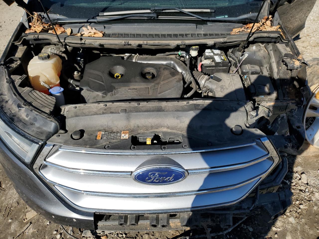 2016 Ford Edge VIN 2FMPK3J90GBB59662 Copart auction photo, all over damage thumbnail 12