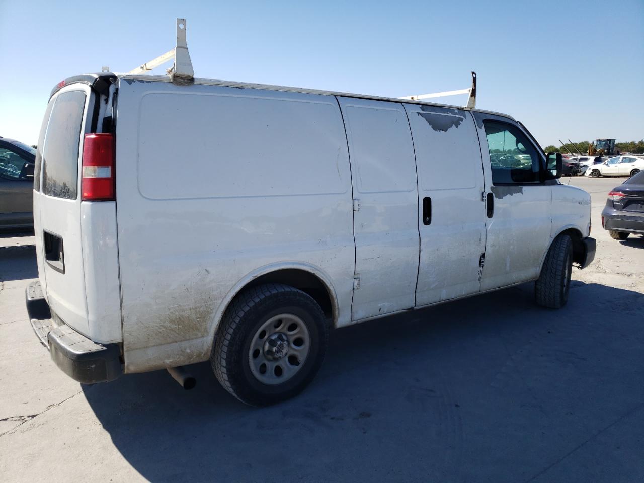 2012 Chevrolet Express VIN 1GCSGAFX7C1124098 Copart auction photo, side damage thumbnail 3