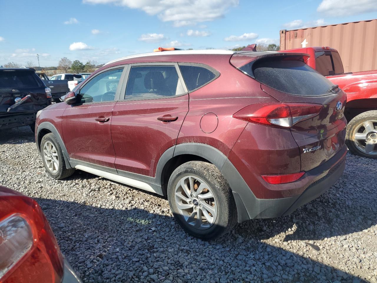 2017 Hyundai Tucson VIN KM8J33A41HU450528 Copart auction photo, mechanical damage thumbnail 2