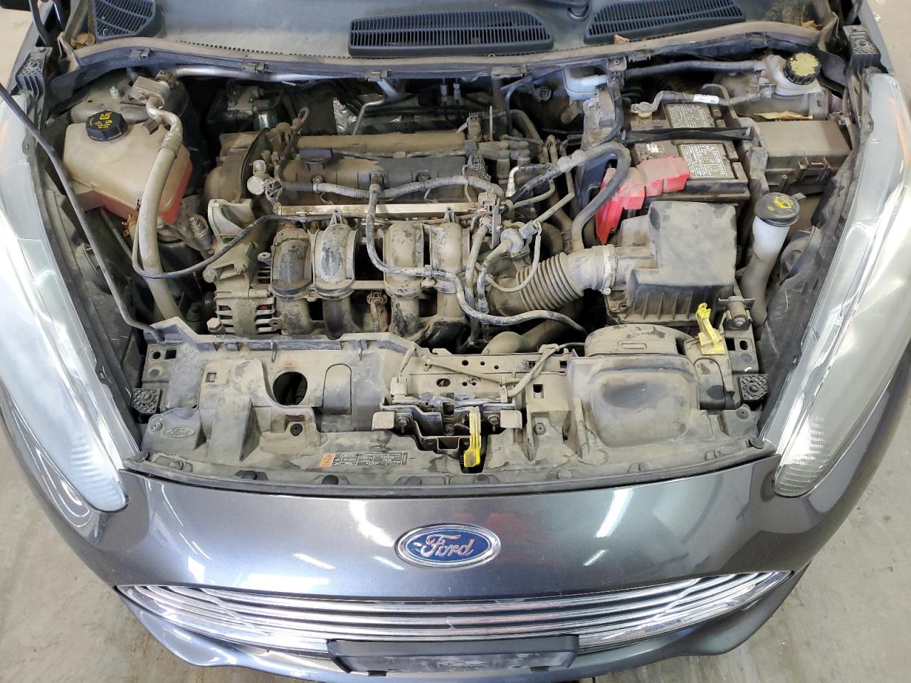 2016 Ford Fiesta VIN 3FADP4BJXGM191126 Copart auction photo, rear end damage thumbnail 11