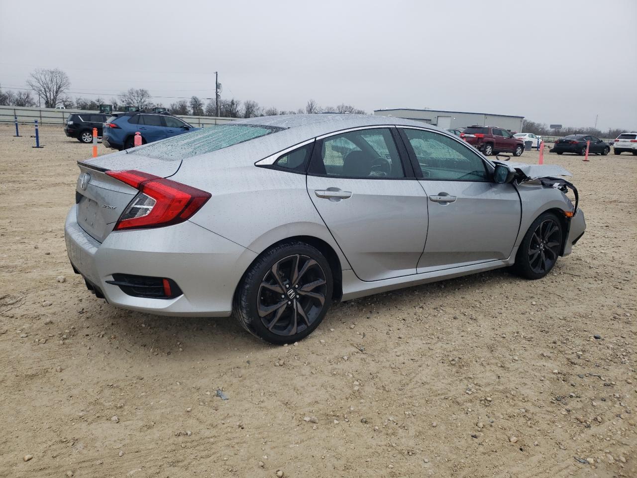 2020 Honda Civic VIN 19XFC2F87LE008926 Copart auction photo, front end damage thumbnail 3