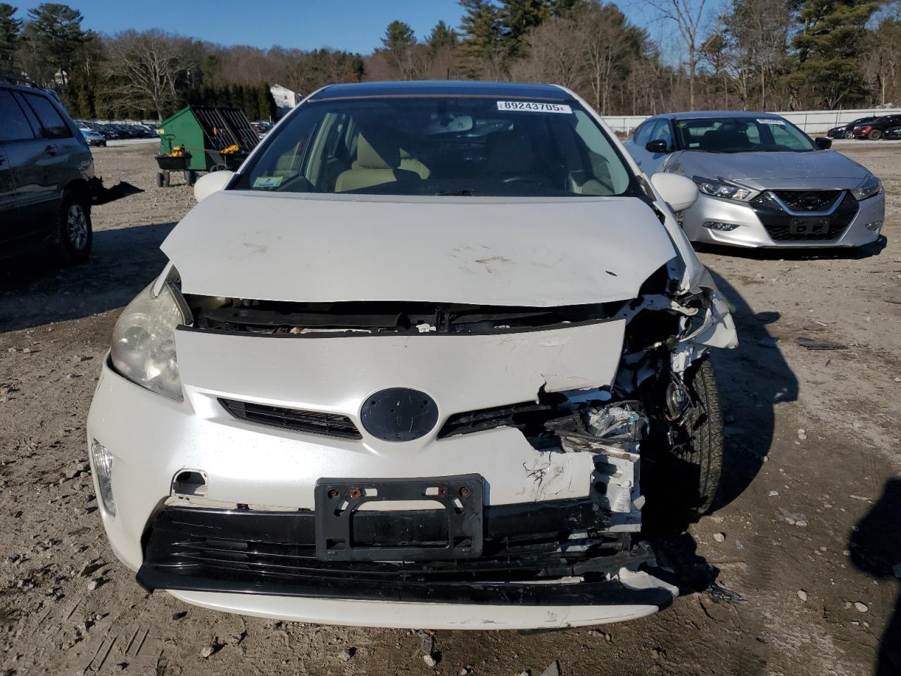 2012 Toyota Prius VIN JTDKN3DU1C5449378 Copart auction photo, front end damage thumbnail 5