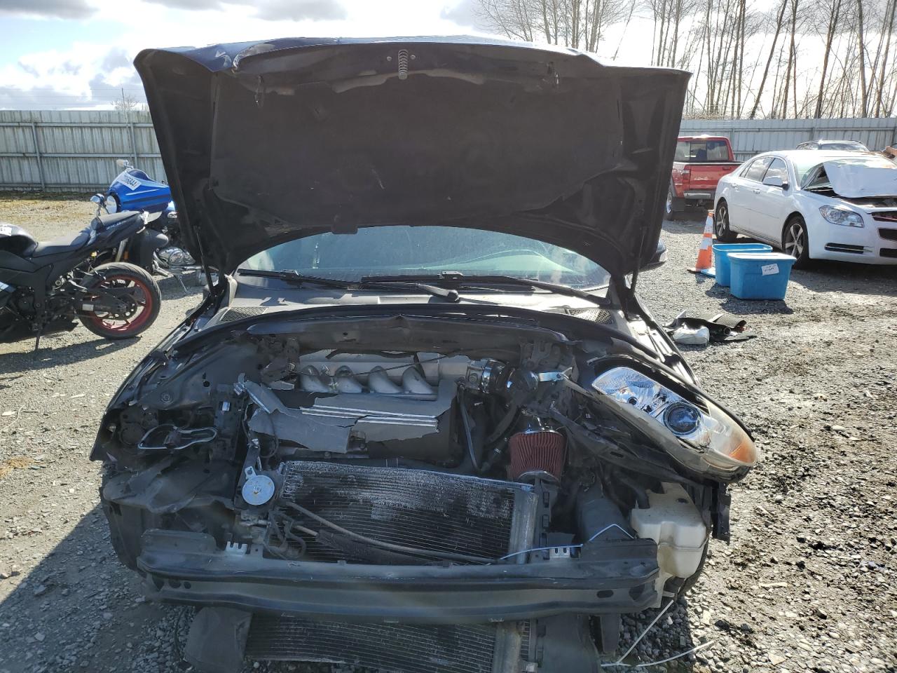 2007 Volvo S80 VIN YV1AH852571028770 Copart auction photo, front end damage thumbnail 5