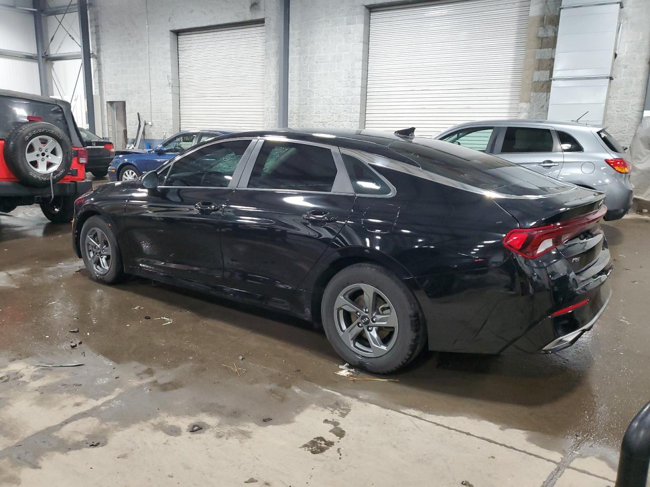 2021 KIA K5 VIN 5XXG14J28MG021735 Copart auction photo, side / front end damage thumbnail 2