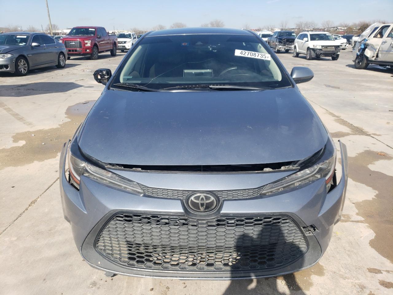 2020 Toyota Corolla VIN JTDEPRAE6LJ072447 Copart auction photo, front end / rear end damage thumbnail 5