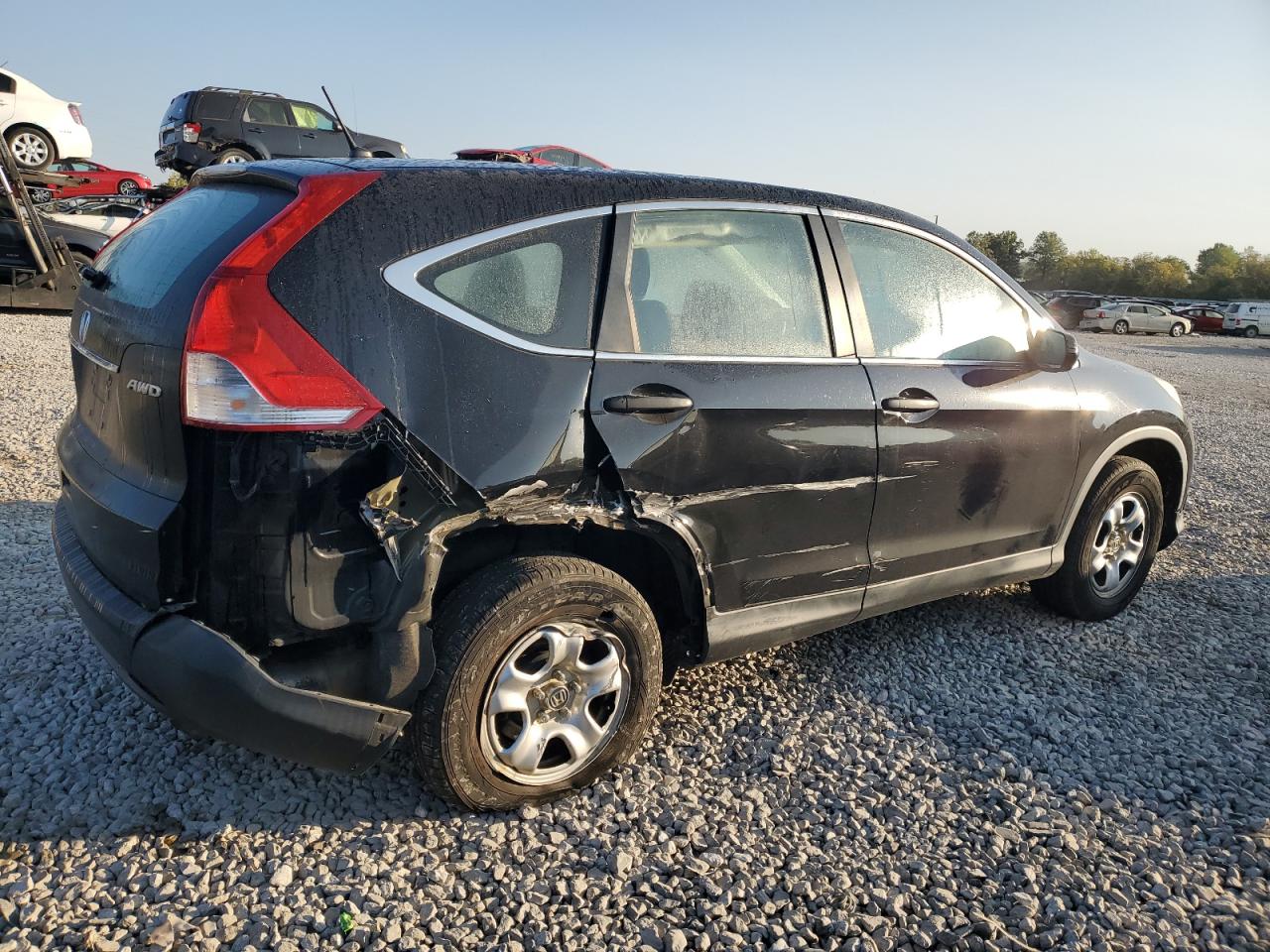 2013 Honda CR-V VIN 2HKRM4H34DH611109 Copart auction photo, rear end damage thumbnail 3