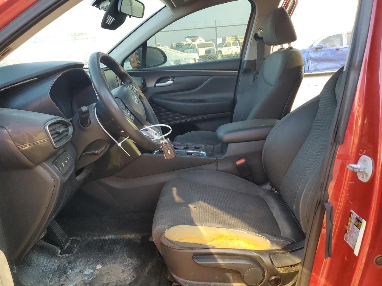2019 Hyundai Santa Fe VIN 5NMS23AD6KH062737 Copart auction photo, front end / minor dent/scratches damage thumbnail 7