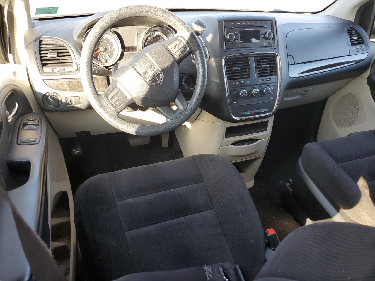 2014 Dodge Caravan VIN 2C4RDGBG4ER287855 Copart auction photo, all over damage thumbnail 8