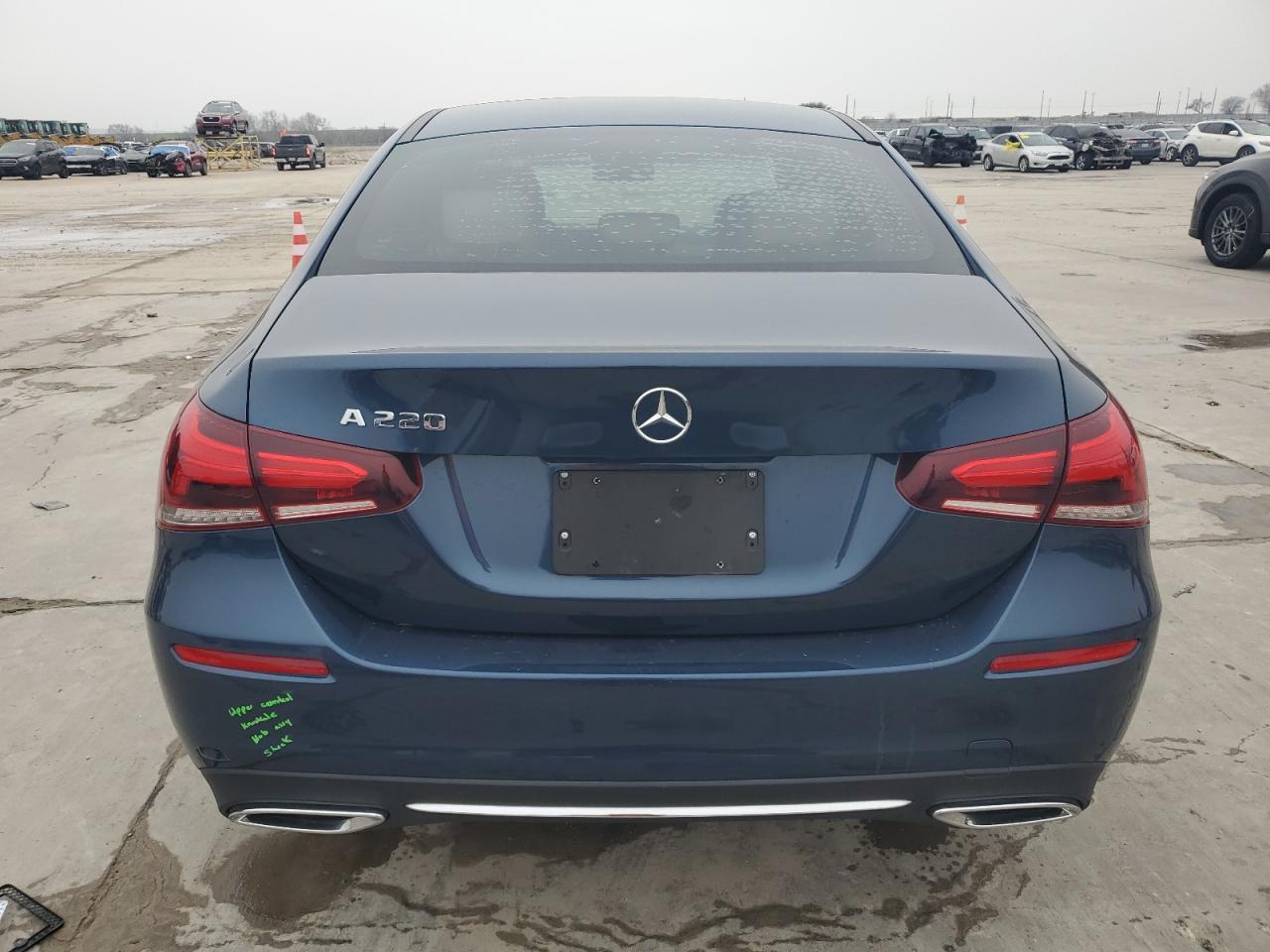2021 Mercedes-Benz A-klasse VIN W1K3G4EB7MJ280337 Copart auction photo, undercarriage / rear end damage thumbnail 6