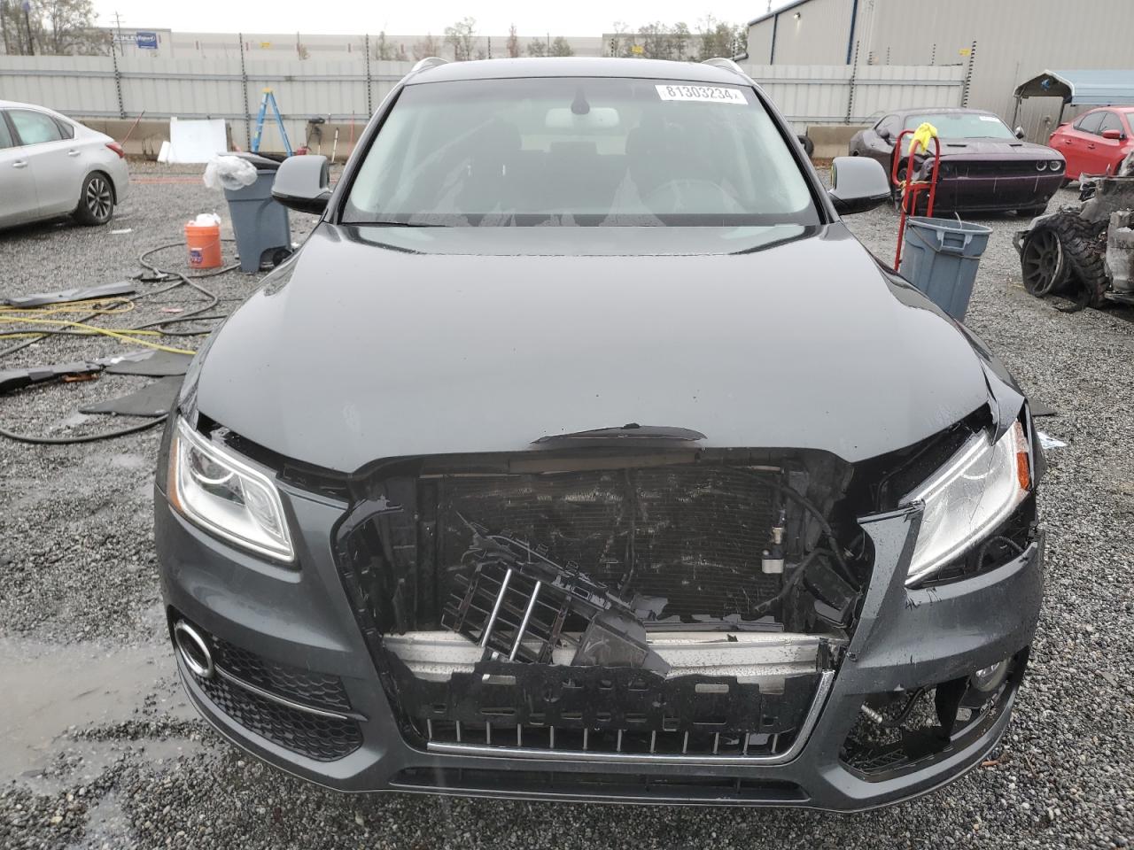 2016 Audi Q5 VIN WA1L2AFP0GA143269 Copart auction photo, front end damage thumbnail 5