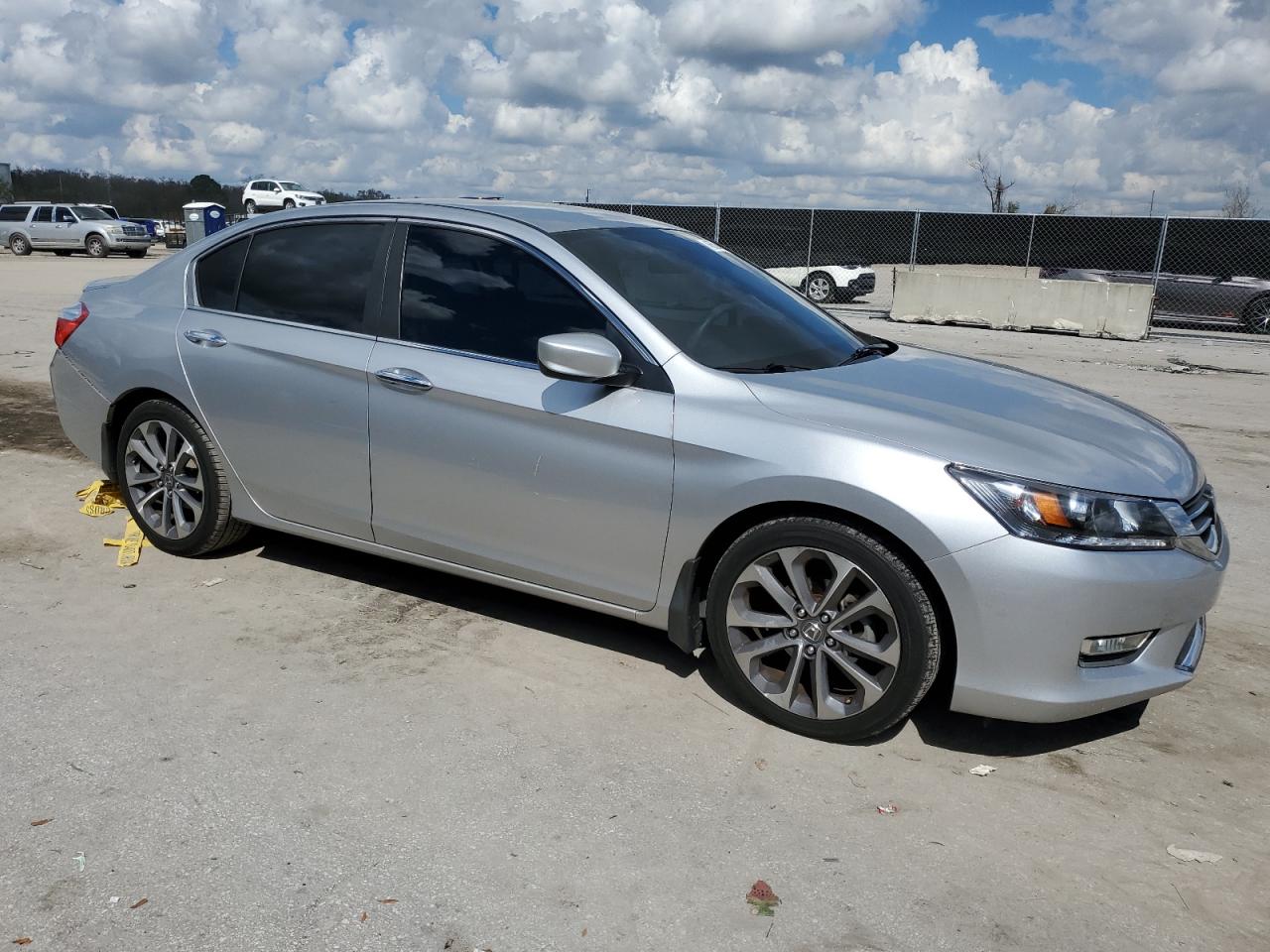 2014 Honda Accord VIN 1HGCR2F39EA045876 Copart auction photo, rear end damage thumbnail 4