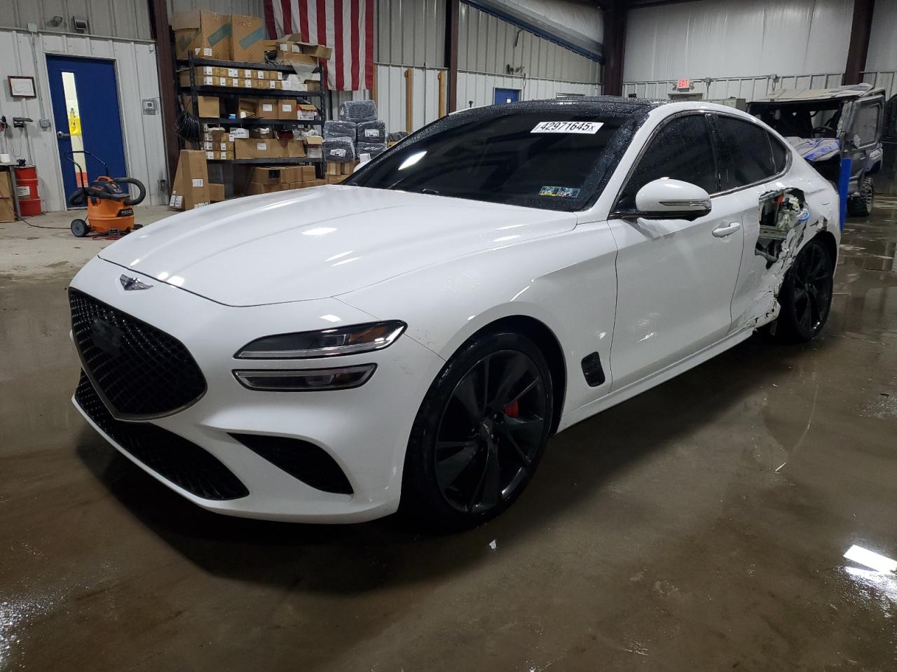 2022 Genesis G70 VIN KMTG54TE4NU098837