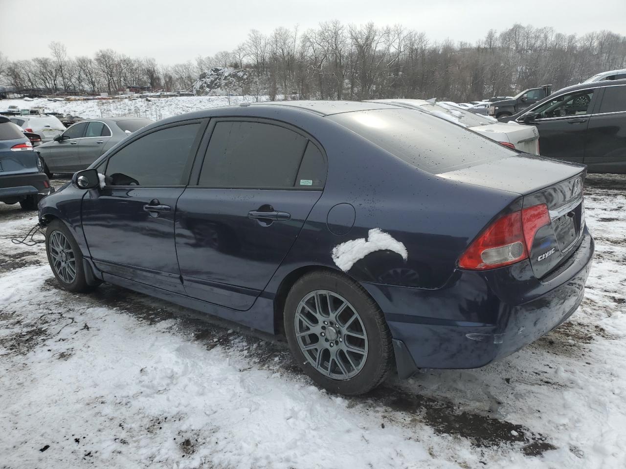 2009 Honda Civic VIN 2HGFA16569H534727 Copart auction photo, side damage thumbnail 2