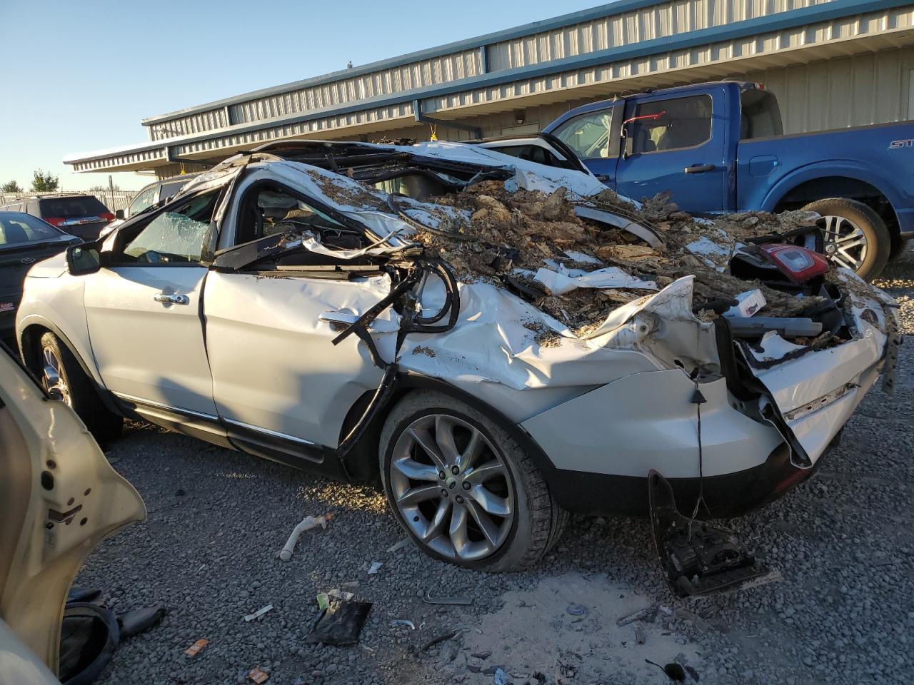 2013 Ford Explorer VIN 1FM5K7D84DGA61207 Copart auction photo, all over damage thumbnail 2