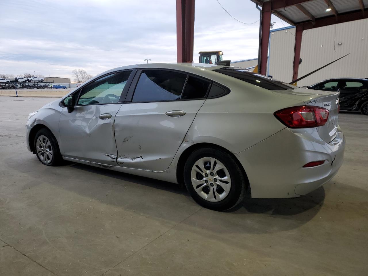 2019 Chevrolet Cruze VIN 1G1BC5SM7K7149912 Copart auction photo, side / front end damage thumbnail 2