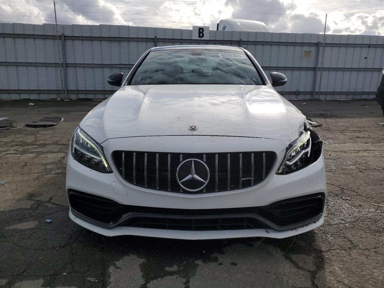 2021 Mercedes-Benz C-klasse VIN W1KWF8GB0MR607439 Copart auction photo, all over damage thumbnail 5