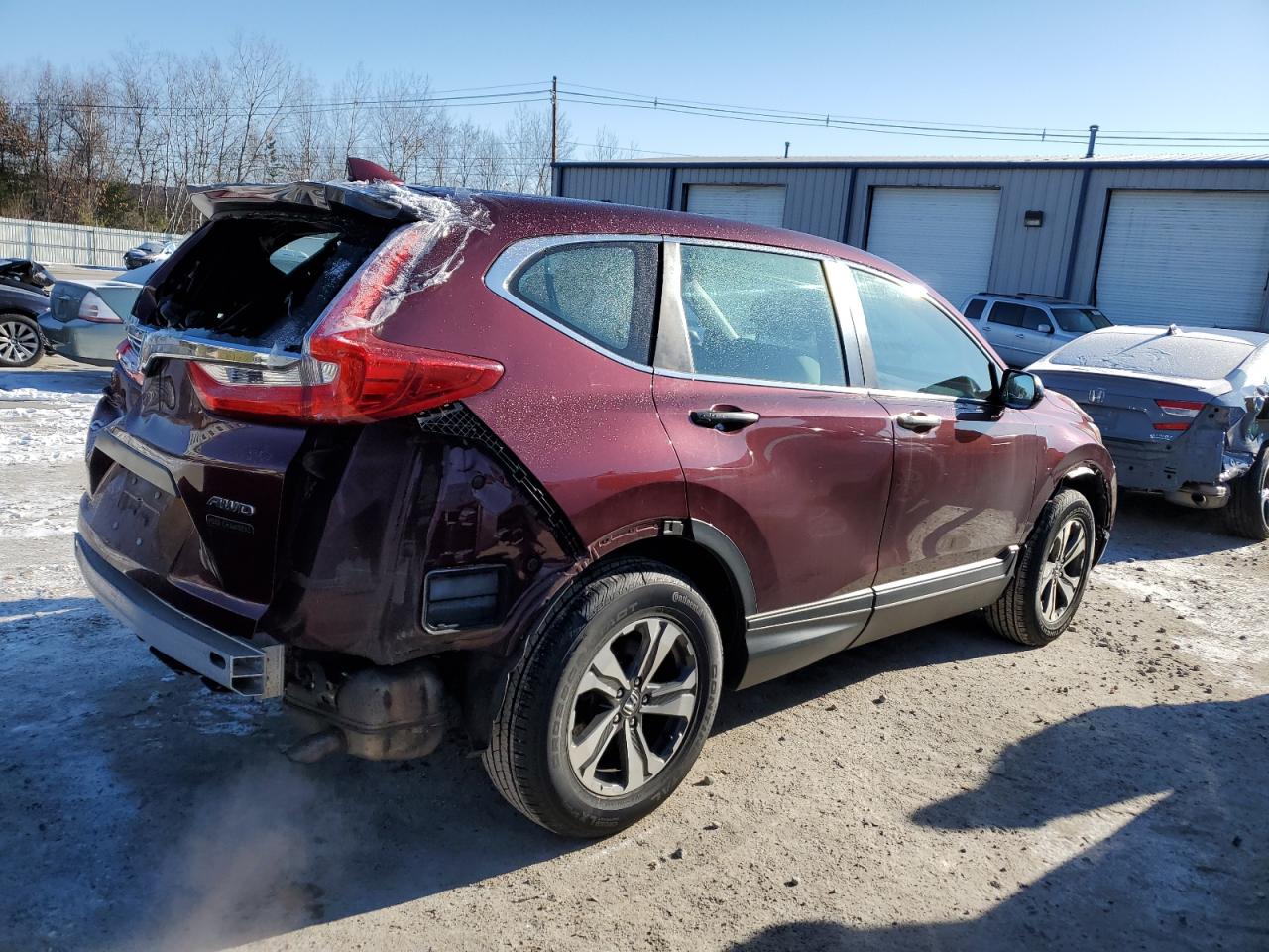 2019 Honda CR-V VIN 2HKRW6H39KH205572 Copart auction photo, rear end damage thumbnail 3