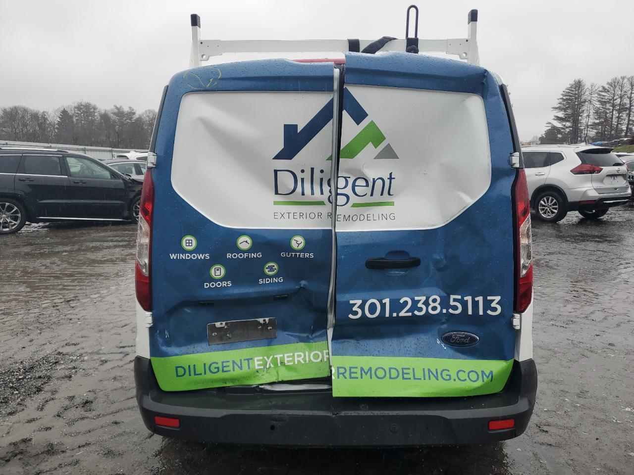 2017 Ford Transit VIN NM0LS7F74H1334197 Copart auction photo, rear end / front end damage thumbnail 6