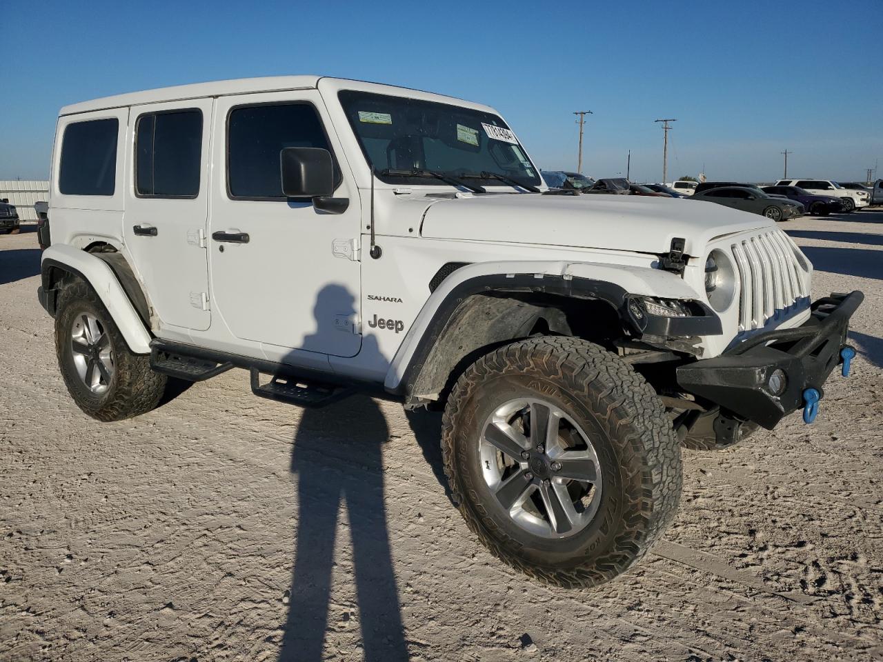 2020 Jeep Wrangler VIN 1C4HJXEN0LW149037 Copart auction photo, side damage thumbnail 4