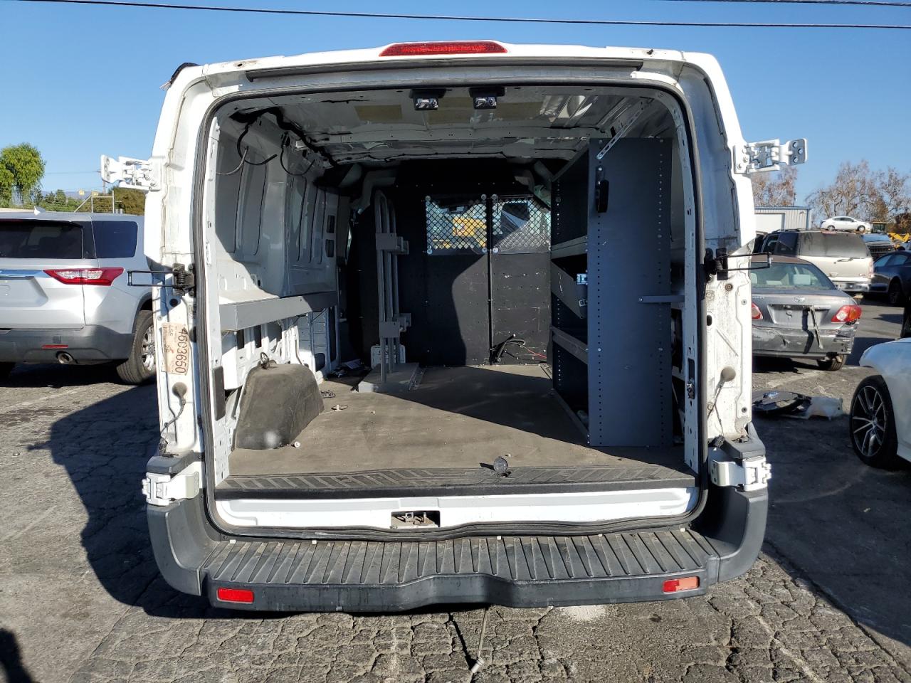 2017 Ford Transit VIN 1FTYE1ZM6HKB29876 Copart auction photo, all over damage thumbnail 6