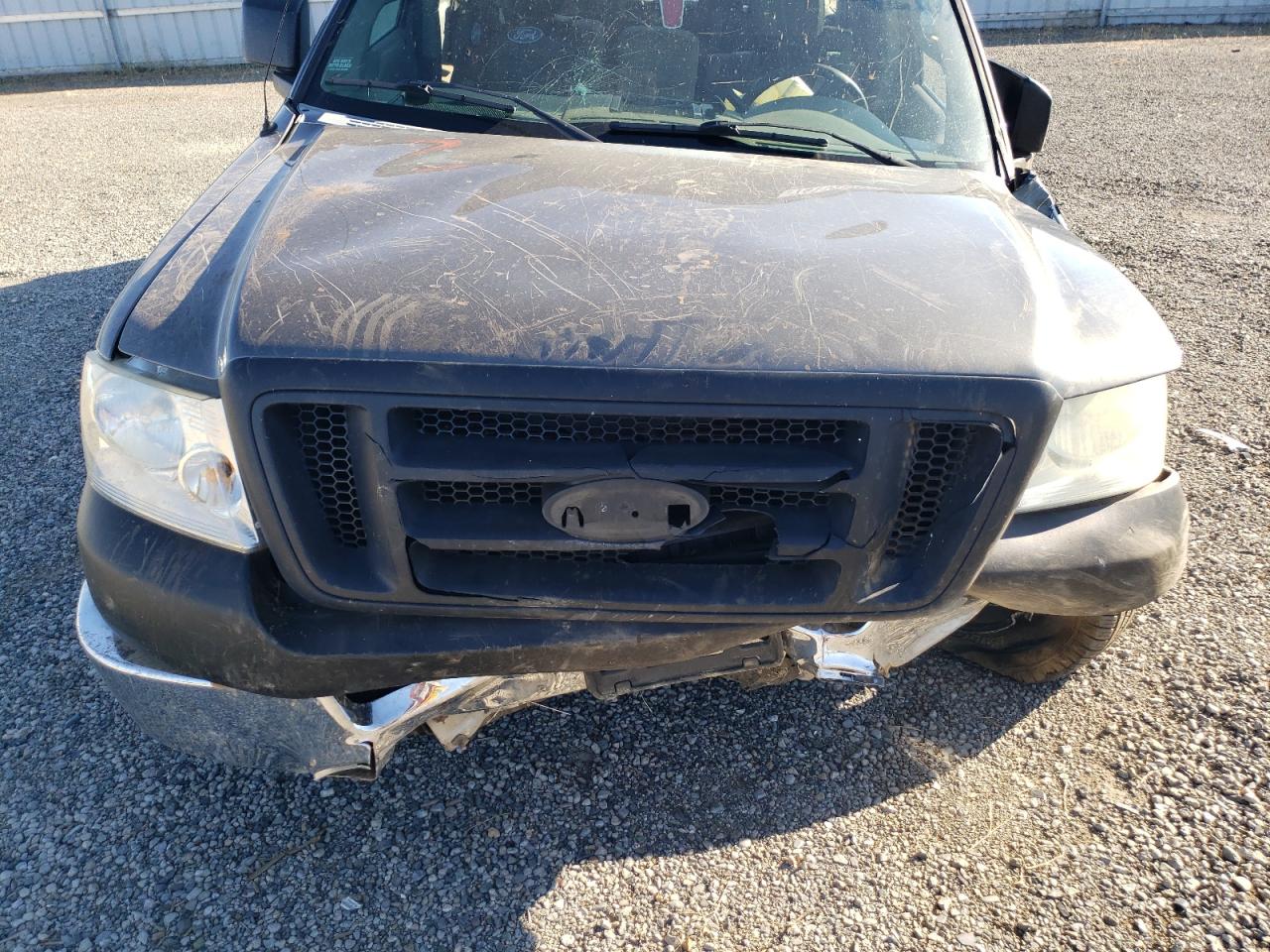 2005 Ford F-150 VIN 1FTRX12W25NA76615 Copart auction photo, front end / rear end damage thumbnail 12