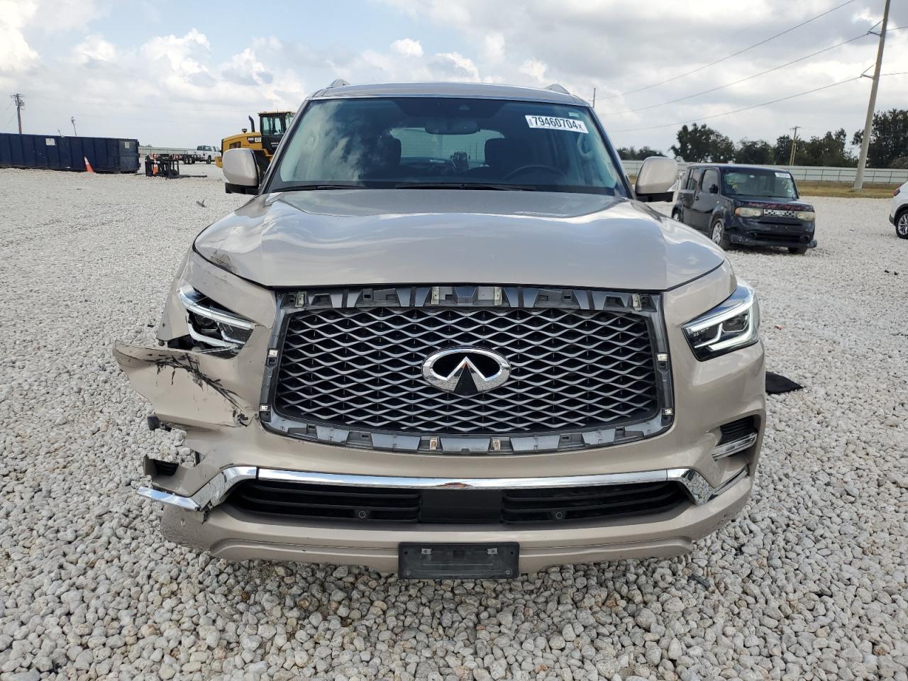 2018 Infiniti QX80 VIN JN8AZ2NF9J9664205 Copart auction photo, front end damage thumbnail 5