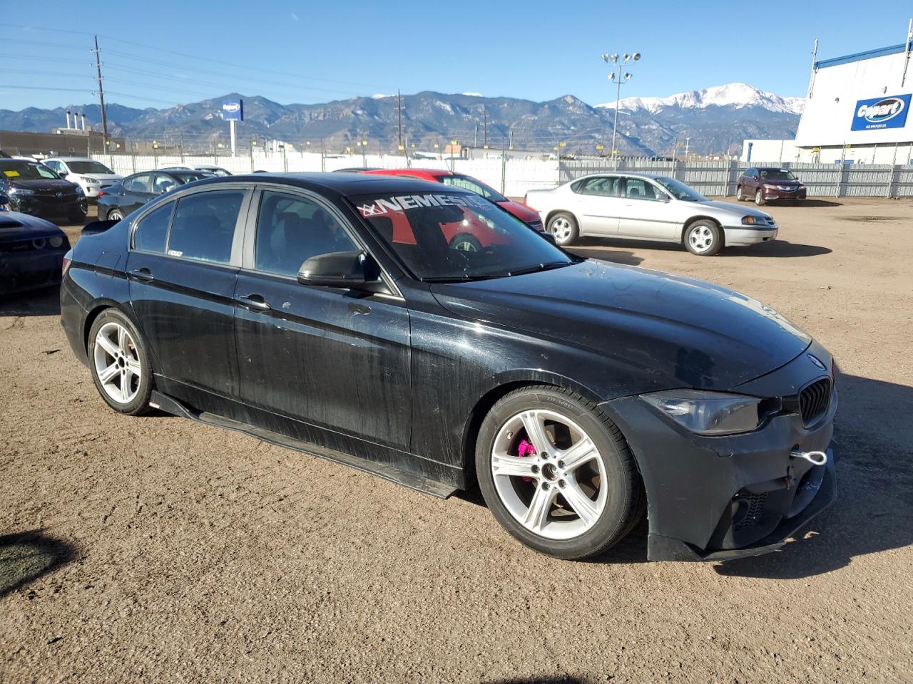 2013 BMW 3er VIN WBA3B3G54DNR79571 Copart auction photo, rear end / front end damage thumbnail 4