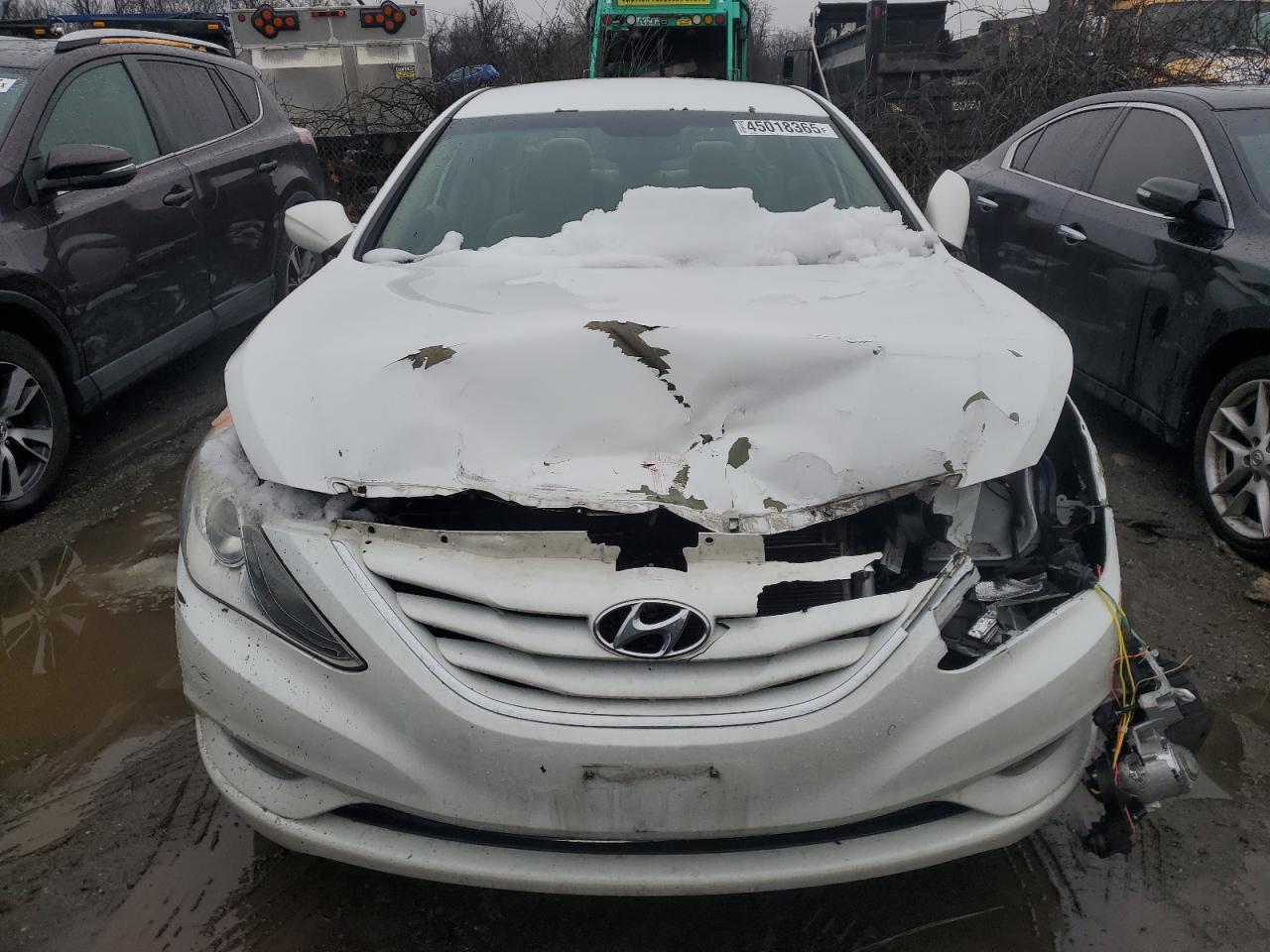 2013 Hyundai Sonata VIN 5NPEB4ACXDH659437 Copart auction photo, front end damage thumbnail 5