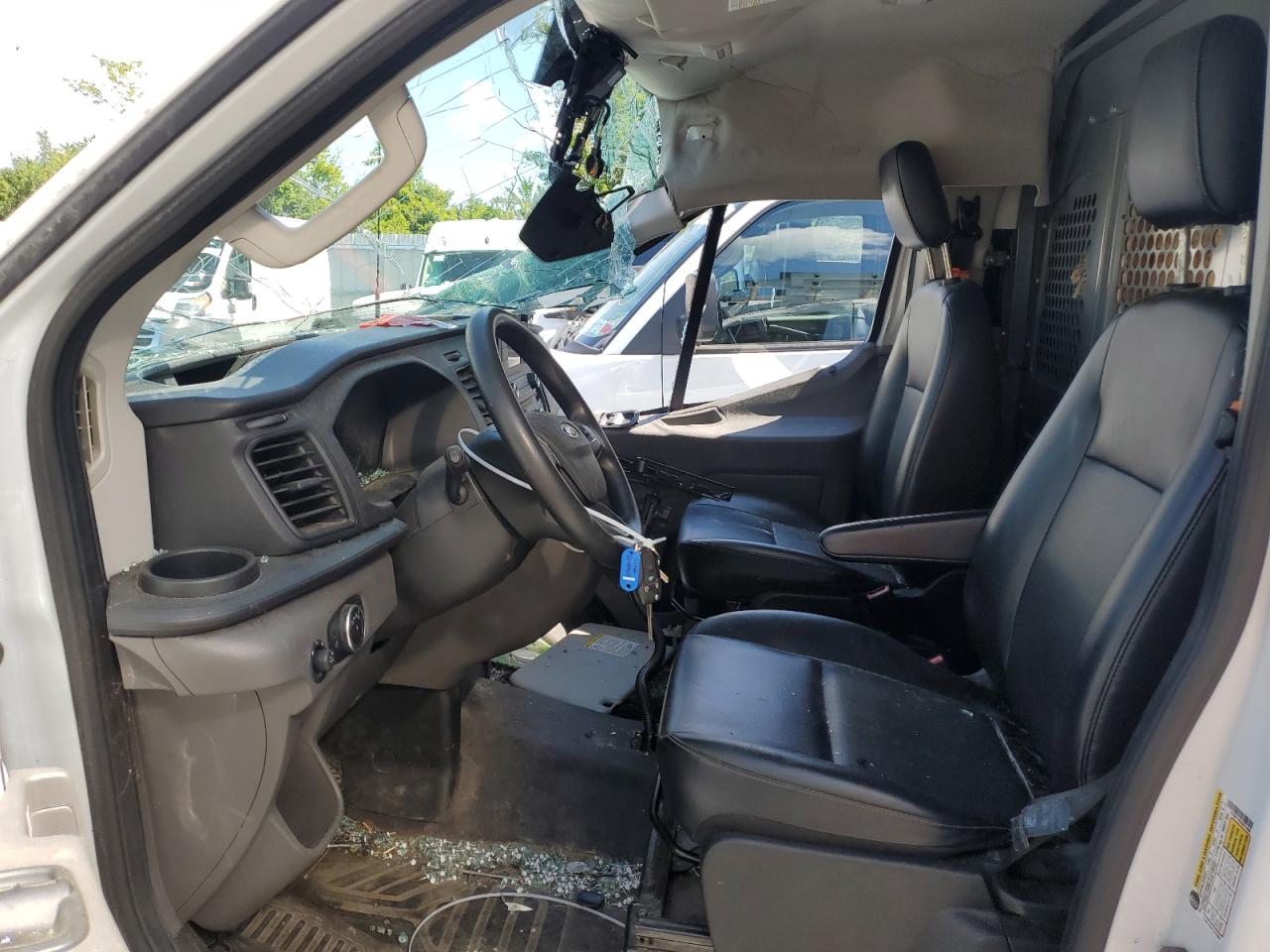 2020 Ford Transit VIN 1FTBR1Y82LKB74868 Copart auction photo, all over damage thumbnail 7