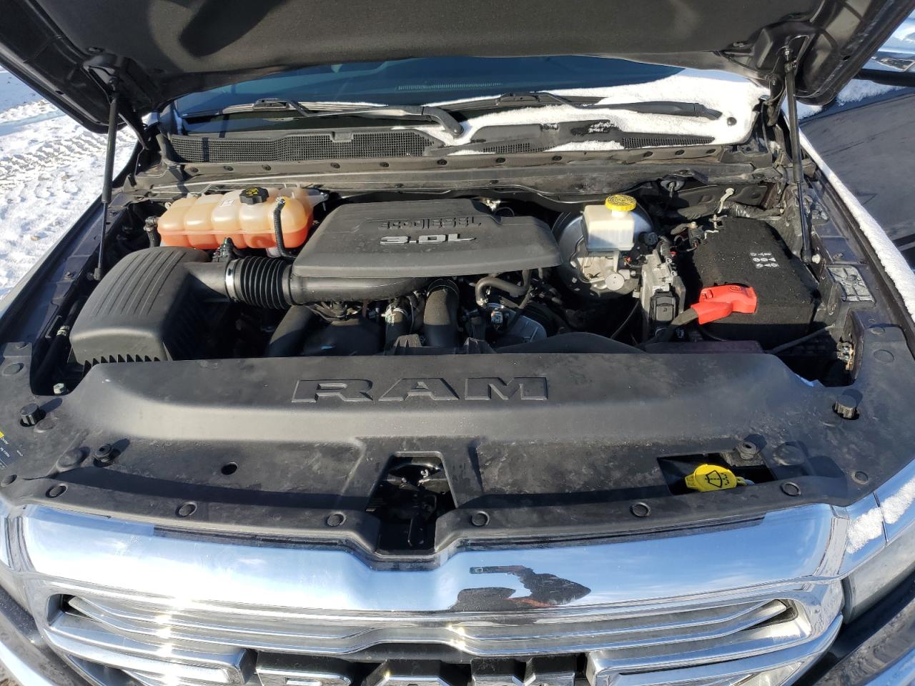2021 RAM 1500 VIN 1C6SRFJM6MN681011 Copart auction photo, front end damage thumbnail 12