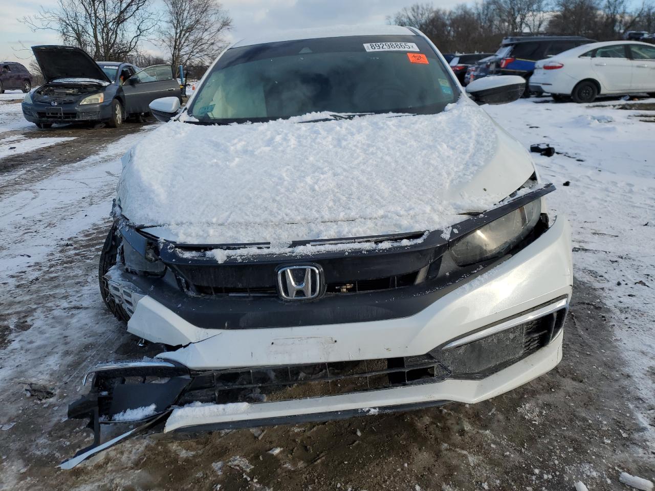 2019 Honda Civic VIN 2HGFC2F63KH603520 Copart auction photo, front end damage thumbnail 5