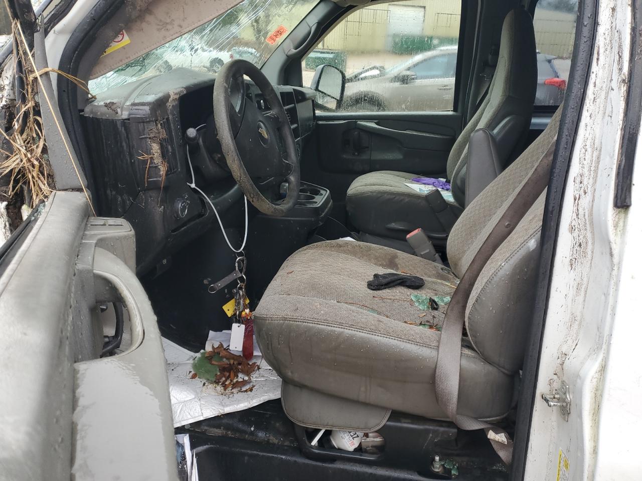 2009 Chevrolet Express VIN 1GCGG25C591170659 Copart auction photo, all over damage thumbnail 7