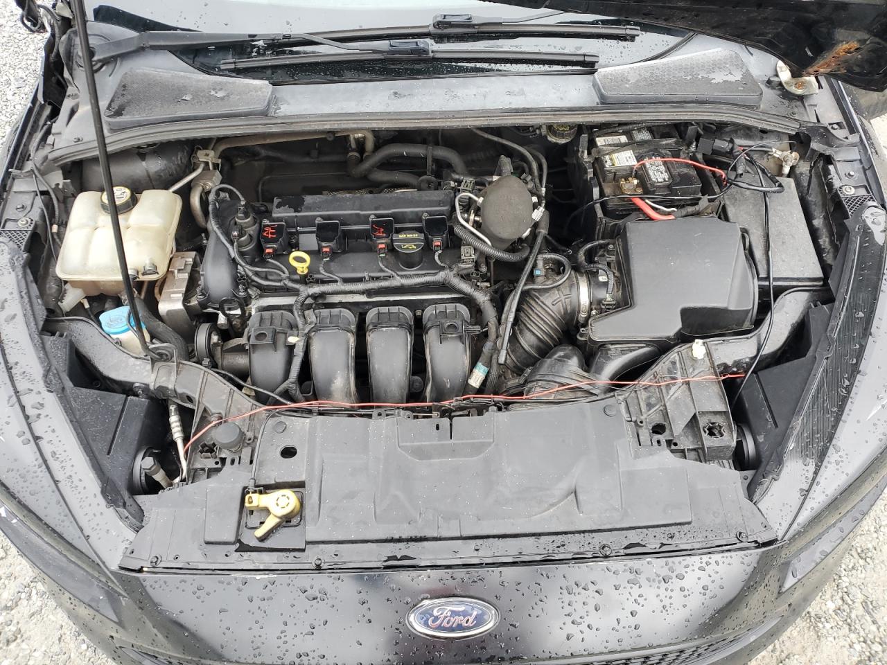 2013 Ford Focus VIN 1FADP3F21DL333616 Copart auction photo, front end / top/roof damage thumbnail 11