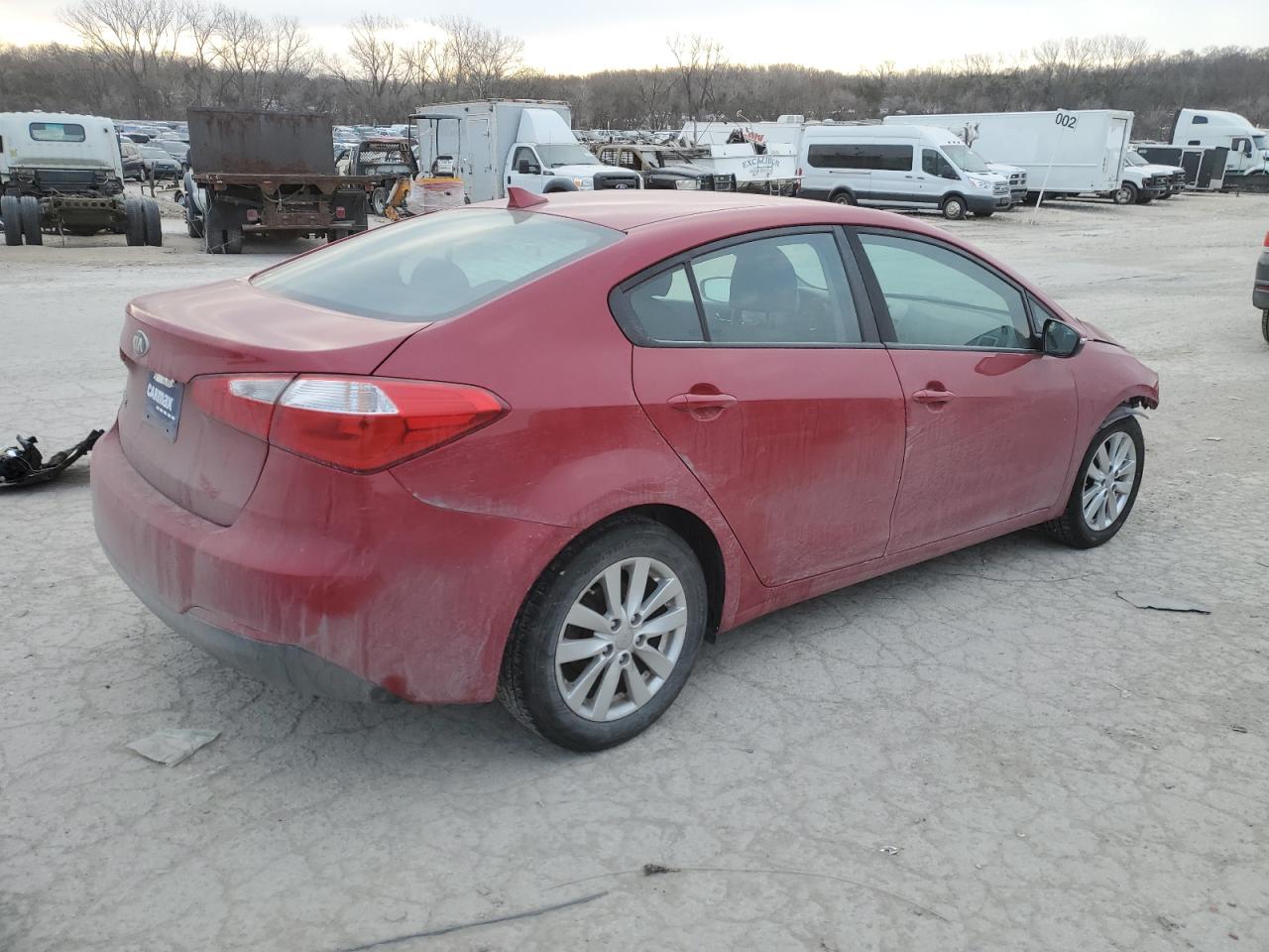 2016 KIA Forte VIN KNAFX4A68G5580317 Copart auction photo, front end damage thumbnail 3