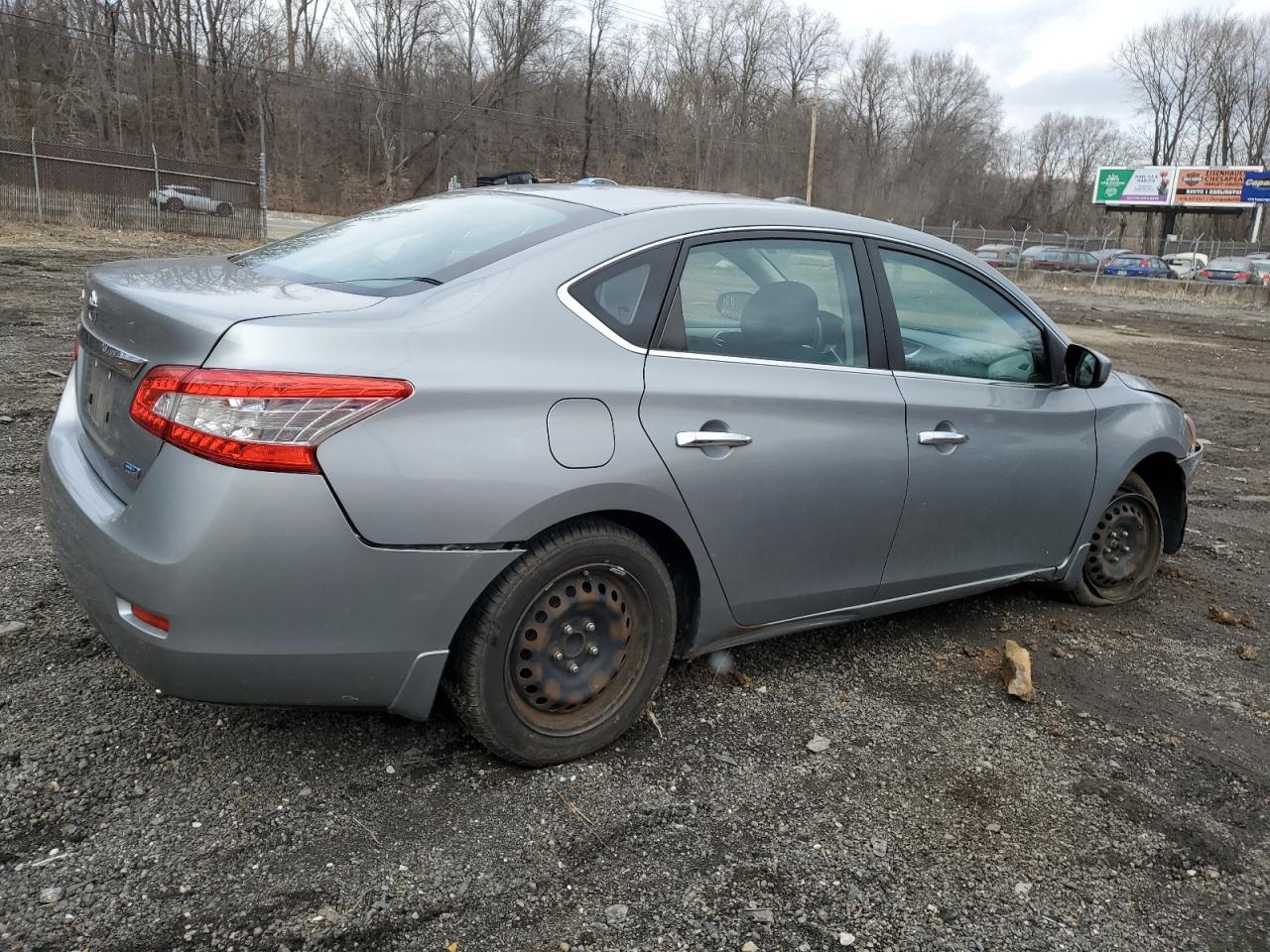 2014 Nissan Sentra VIN 3N1AB7APXEL697452 Copart auction photo, front end damage thumbnail 3