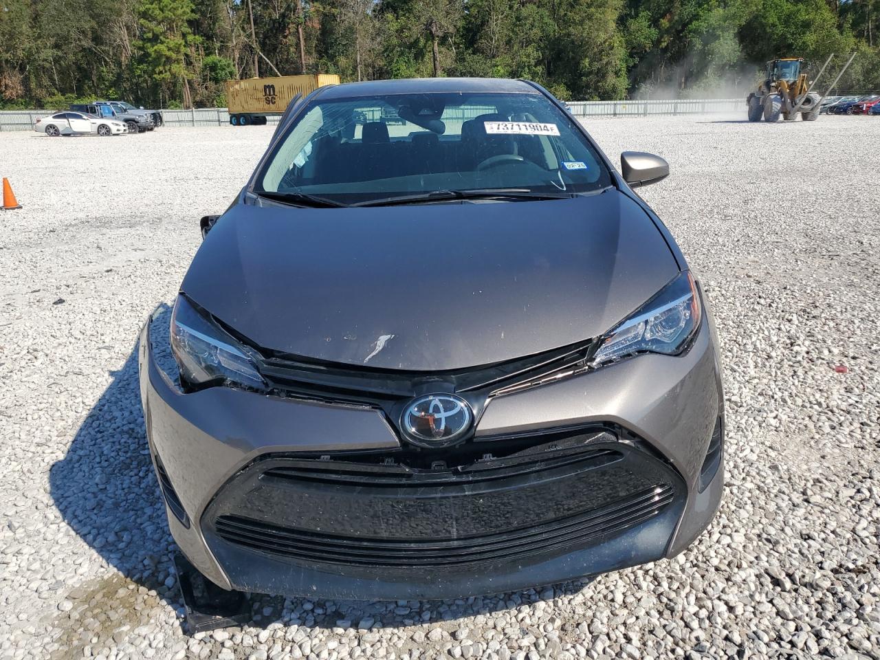 2019 Toyota Corolla VIN 5YFBURHE0KP939191 Copart auction photo, side / front end damage thumbnail 5