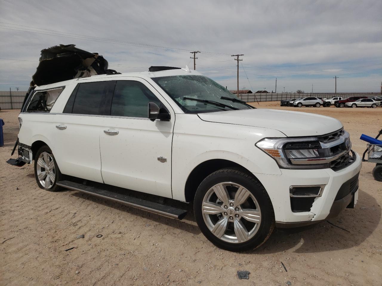 2022 Ford Expedition VIN 1FMJK1PT2NEA48688 Copart auction photo, all over damage thumbnail 4