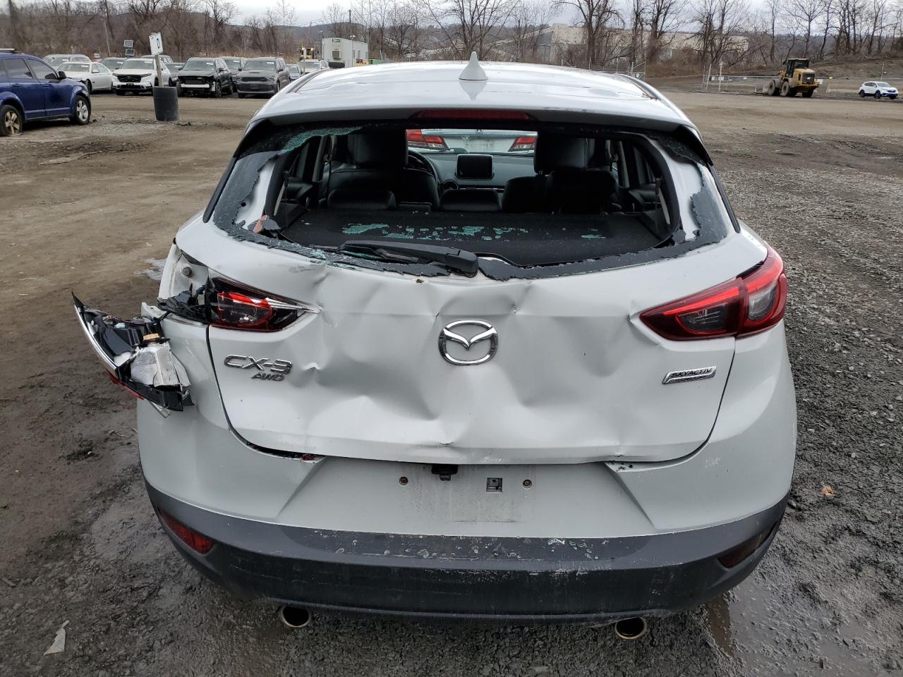 2016 Mazda CX-3 VIN JM1DKBC71G0121775 Copart auction photo, rear end / front end damage thumbnail 6