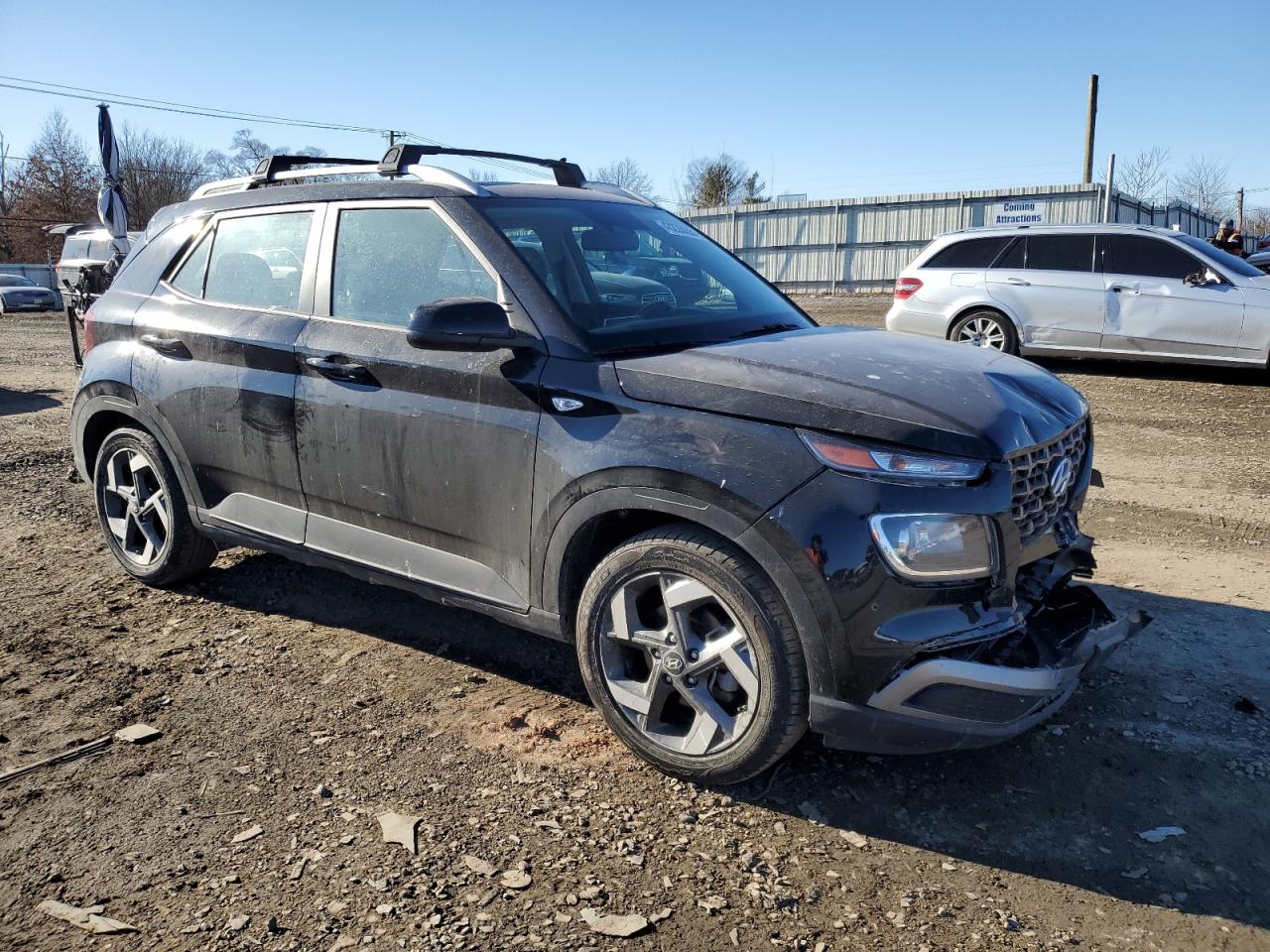 2023 Hyundai Venue VIN KMHRC8A35PU260947 Copart auction photo, front end damage thumbnail 4