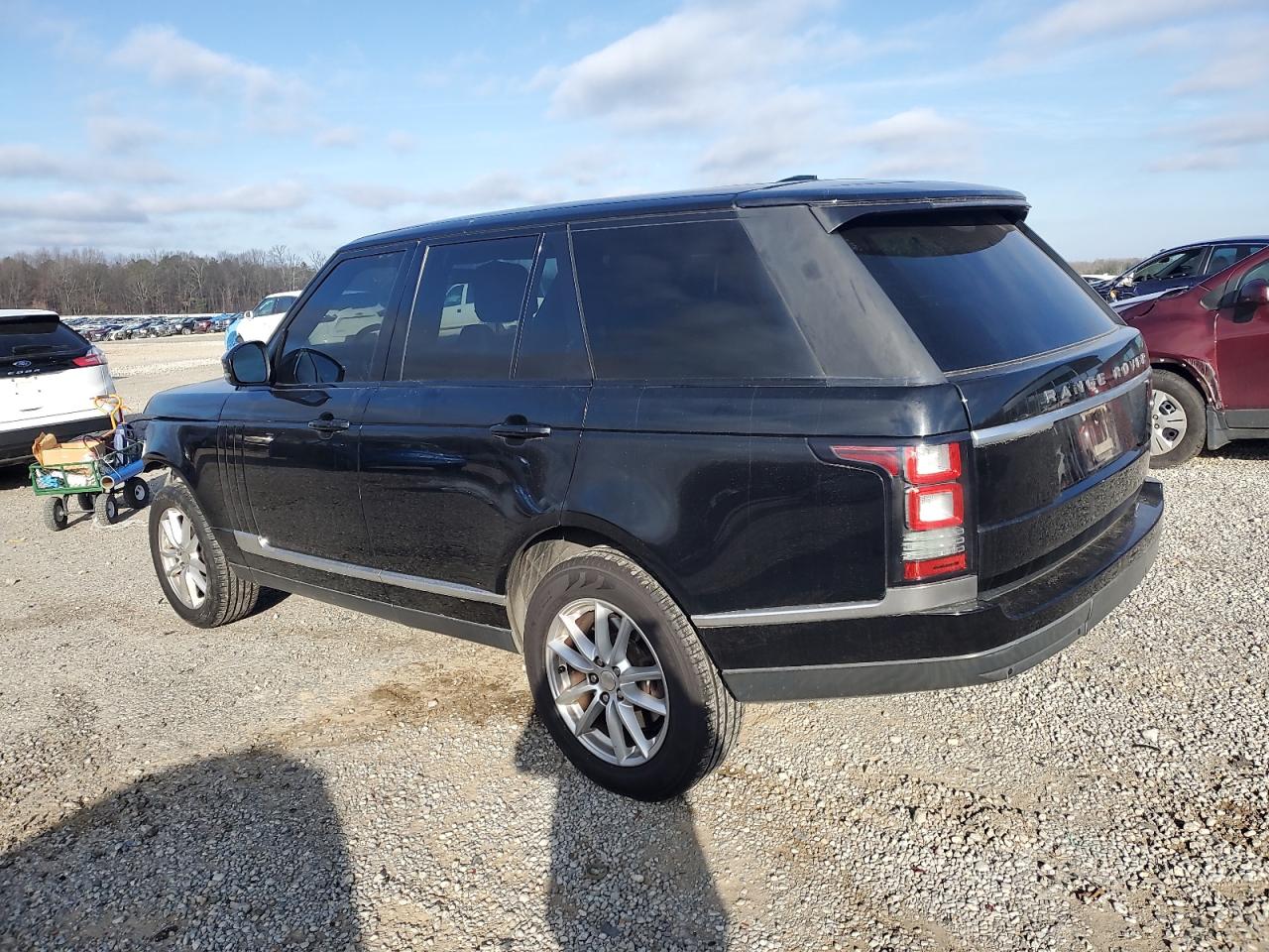 2015 Land Rover Range Rover VIN SALGR2VF5FA206049 Copart auction photo, front end damage thumbnail 2