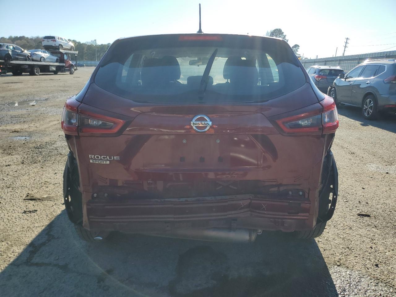 2021 Nissan Rogue VIN JN1BJ1AV1MW318740 Copart auction photo, front end / rear end damage thumbnail 6