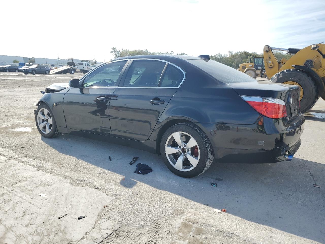 2006 BMW 5er VIN WBANE73506CM32082 Copart auction photo, front end damage thumbnail 2
