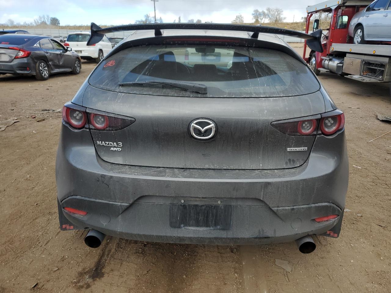 2019 Mazda 3 VIN JM1BPBMM5K1143262 Copart auction photo, front end damage thumbnail 6