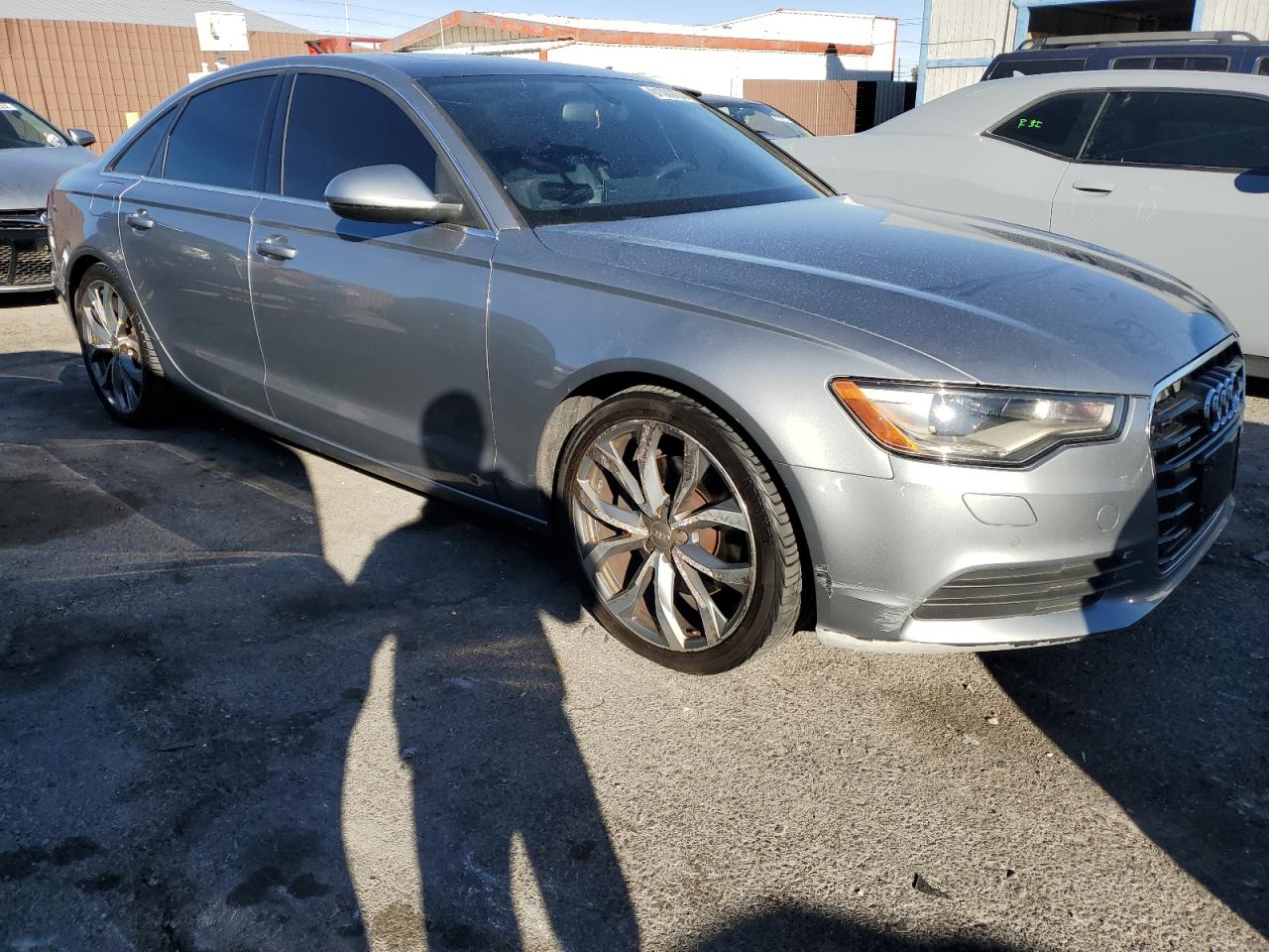 2014 Audi A6 VIN WAUGFAFC6EN054592 Copart auction photo, rear end / minor dent/scratches damage thumbnail 4