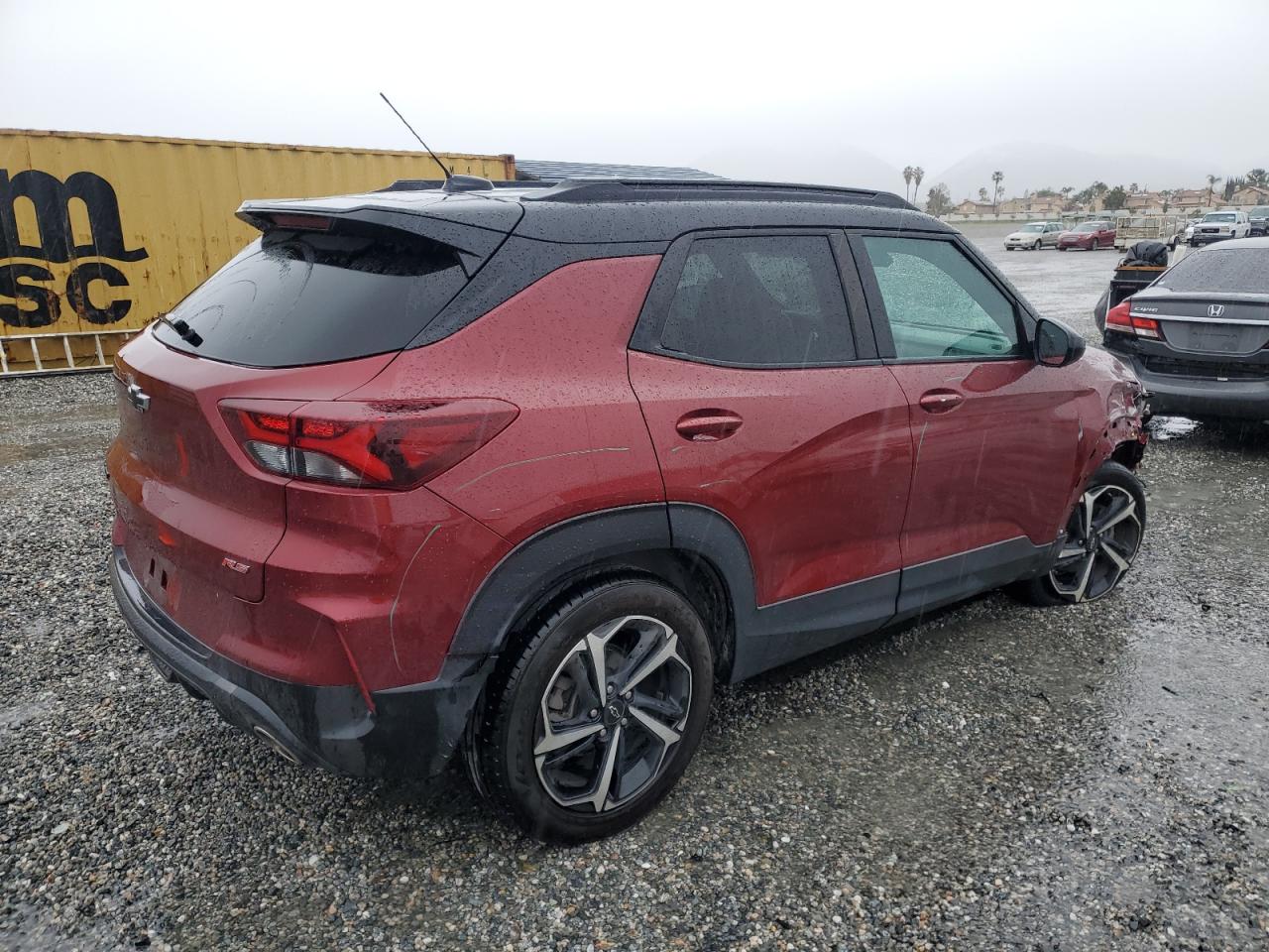 2022 Chevrolet TrailBlazer VIN KL79MTSL8NB101509 Copart auction photo, front end / minor dent/scratches damage thumbnail 3