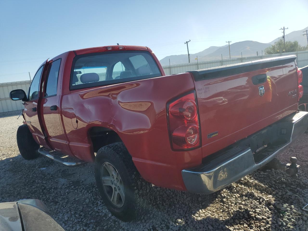2007 Dodge RAM VIN 1D7HU18P97S185510 Copart auction photo, side / front end damage thumbnail 2