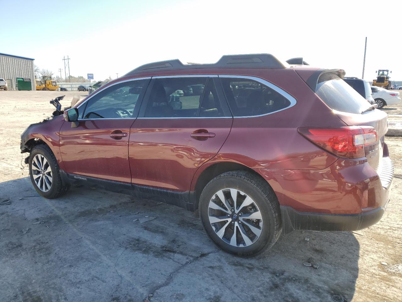 2017 Subaru Outback VIN 4S4BSEKCXH3220114 Copart auction photo, burn / front end damage thumbnail 2