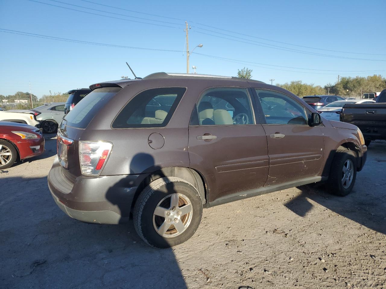 2007 Chevrolet Equinox VIN 2CNDL13F676039896 Copart auction photo, front end / mechanical damage thumbnail 3