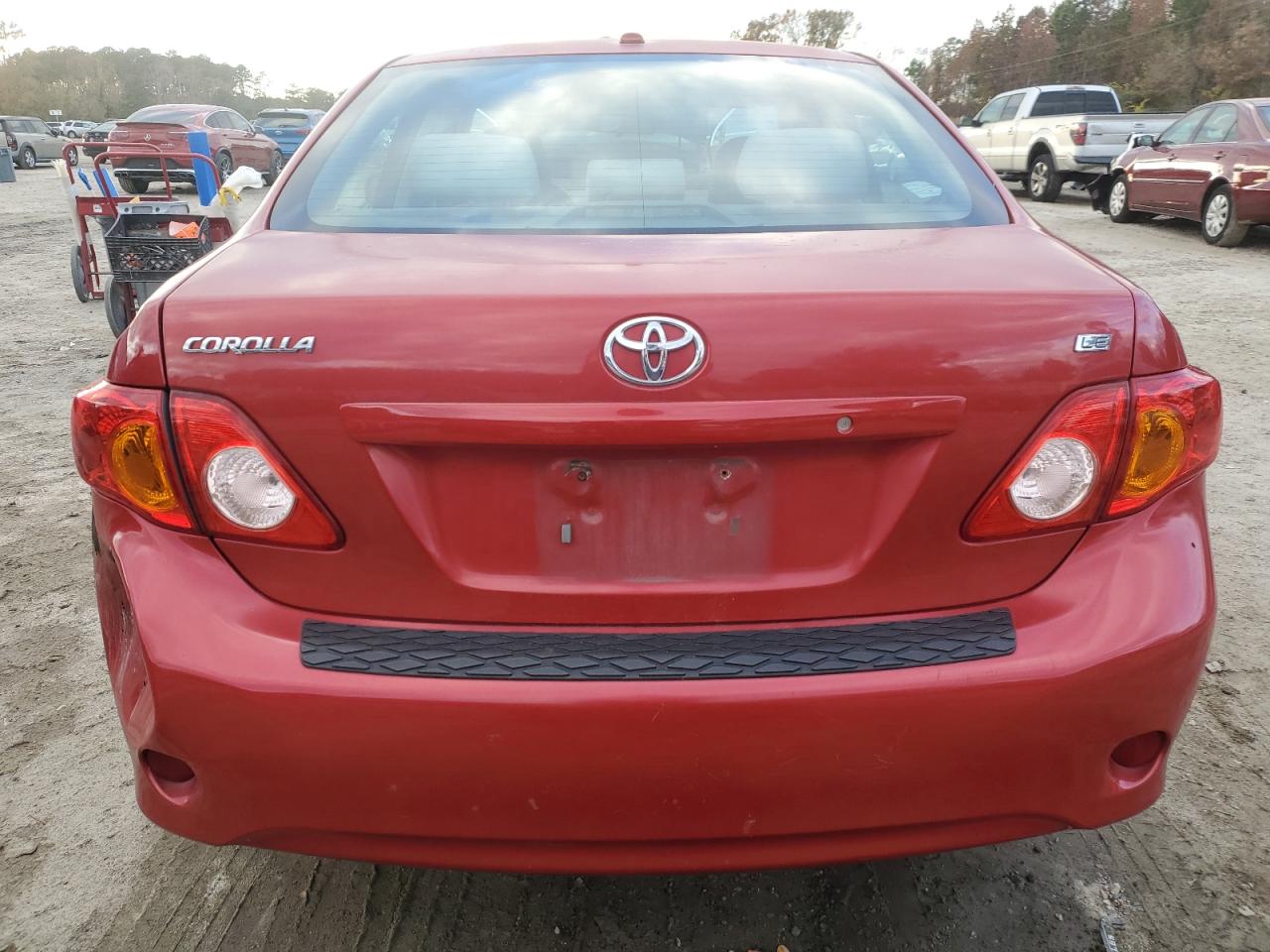 2010 Toyota Corolla VIN 1NXBU4EE8AZ385547 Copart auction photo, rear end / minor dent/scratches damage thumbnail 6