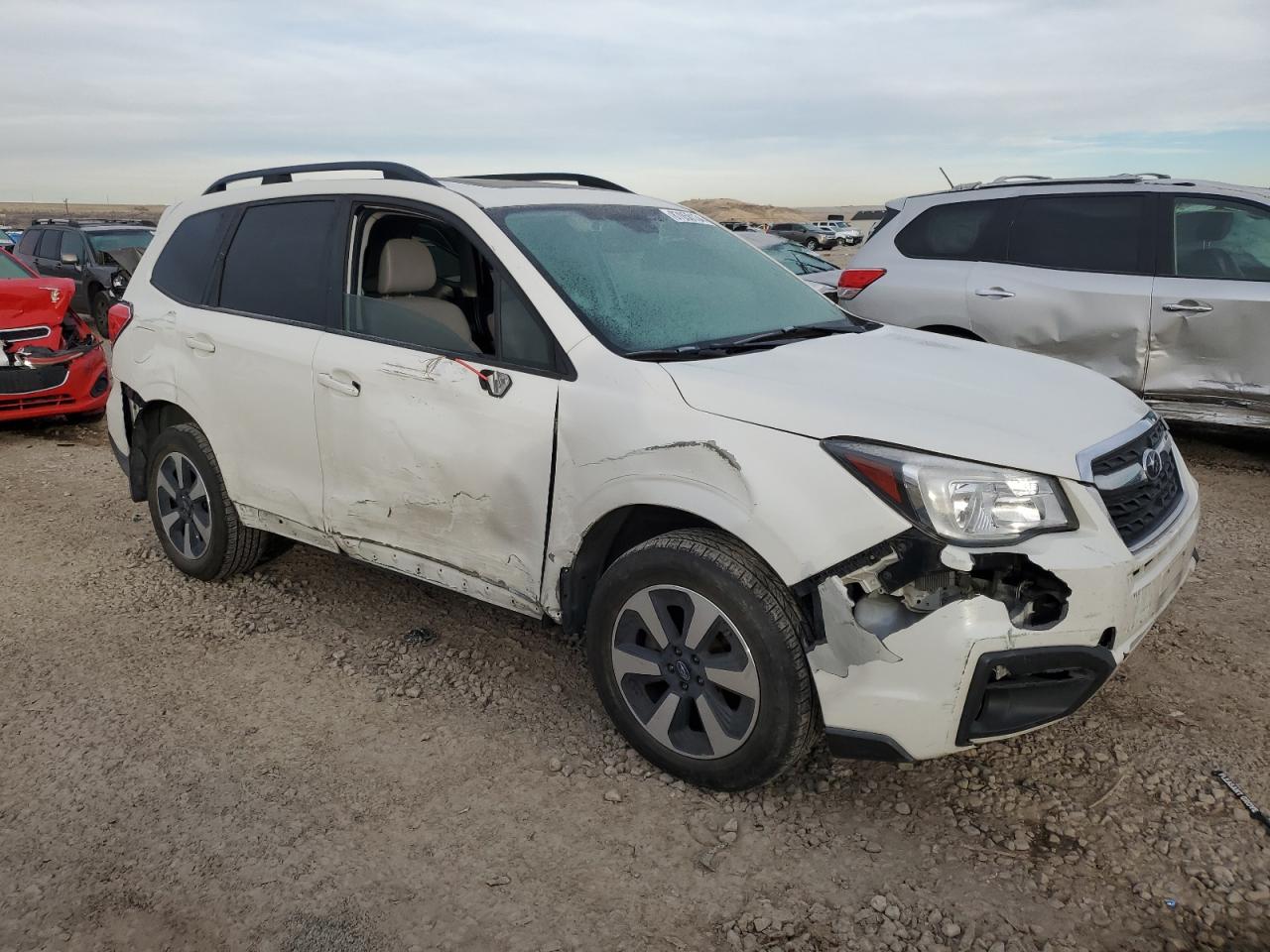 2017 Subaru Forester VIN JF2SJAGCXHH551353 Copart auction photo, all over damage thumbnail 4